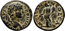 Ancient Coins - ANTIOCH of PISIDIA AE22. Caracalla. EF. Tyche.