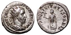 Ancient Coins - PHILIP I the Arab AR Antoninianus. EF+/EF-. Unknown Eastern mint. SPES FELICITATI ORBIS. Scarce!