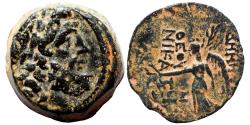 Ancient Coins - DEMETRIOS II Nikator AE17. VF+/EF-. Antioch mint. Nike.