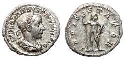 Ancient Coins - GORDIAN III AR Denarius. EF+/EF. Jupiter.