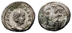 Ancient Coins - SALONINA AR Antoninianus. EF-/VF+. Antioch mint. ROMAE AETERNAE.