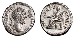 Ancient Coins - SEPTIMIUS SEVERUS AR Denarius. EF/EF-. The peace.