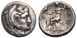 Ancient Coins - SELEUKOS I AR Tetradrachm. EF-/VF+. Susa mint. Zeus.