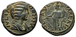 Ancient Coins - PARLAIS (Pisidia) AE21. Julia Domna. VF+. Tyche.