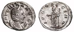 Ancient Coins - SALONINA Bi Antoninianus. EF-/EF. FULLY SILVERED. Rome mint. IVNO REGINA