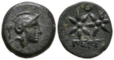 Ancient Coins - PERGAMON (Mysia) AE12. VF+/EF-. Circa 270-225 BC. Athena.