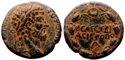 Ancient Coins - HIERAPOLIS (Syria) AE22. Marcus Aurelius. EF-. Wreath.