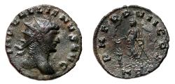 Ancient Coins - GALLIENUS AE Antoninianus. VF+/EF-. Mediolanum mint. P M TR P VII COS - Emperor. Scarce Issue.