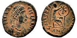 Ancient Coins - AELIA FLACILLA AE4 (Nummus). EF-/EF. The victory.