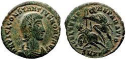 Ancient Coins - CONSTANTIUS GALLUS (as Caesar) AE3 (Reduced Maiorina). aEF. Cyzicus mint.