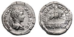 Ancient Coins - CARACALLA AR Denarius. EF-. Indulgentia.