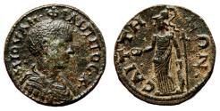 Ancient Coins - SAITTA (Lydia) AE23. Philip II. EF-. Athena.