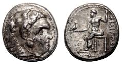 Ancient Coins - PHILIP III ARRHIDAIOS AR Drachma. EF. Scarce issue.