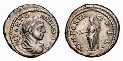 Ancient Coins - ELAGABALUS AR Denarius. EF-. Antioch mint. TEMPORVM FEL.