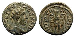 Ancient Coins - ANTIOCH (Pisidia) AE16. Severus Alexander. aEF. Eagle.