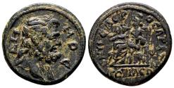 Ancient Coins - COTIAEUM (Phrygia) AE22. EF-/VF+. Demetrianos Keleros, archon. AD 217-218
