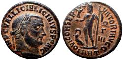 Ancient Coins - LICINIUS I AE Follis. EF-. Antioch mint. Jupiter.