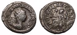 Ancient Coins - MACRIANUS Bi Antoninianus. VF/VF+. Eternal Roma.