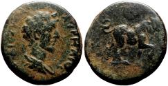 Ancient Coins - SELEUKEIA AD KALYKADNON (Cilicia) AE18. Marcus Aurelius. VF. Bull.