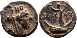 Ancient Coins - TYRE (Phoenicia) AE11. Pseudo-Autonomous issue. EF-. AD 121-122. Astarte.