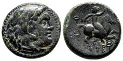 Ancient Coins - PHILIP III Arrhidaios AE18. EF-. Pella mint. Herakles.