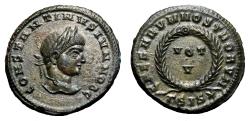 Ancient Coins - CONSTANTINE II AE3 (Centenonial). EF+. Siscia mint. VOT V.