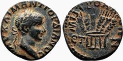 Ancient Coins - CAESAREA of CAPPADOCIA AE22. Gordian III. EF-. Grain Ears.