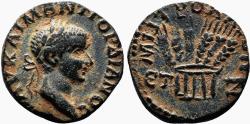 Ancient Coins - CAESAREA of CAPPADOCIA AE22. Gordian III. EF-. Grain Ears.