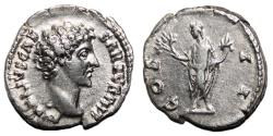 Ancient Coins - MARCUS AURELIUS AR Denarius. EF/EF-. HONOS.