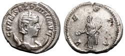 Ancient Coins - SALONINA AR Antoninianus. EF-/EF. Vesta.