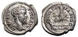 Ancient Coins - SEPTIMIUS SEVERUS AR Denarius. EF/EF-. Dea Caelestis.