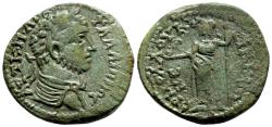 Ancient Coins - CYZICUS (Mysia) AE25. Gallienus. EF-. Strategos Hermolaos.