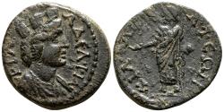 Ancient Coins - PHILADELPHIA (Lydia) AE21. EF-. Tyche - Zeus. Pseudo-autonomous issue.