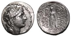 Ancient Coins - ANTIOCHOS VII AR Tetradrachm. VF+/EF-. 138-129 BC.