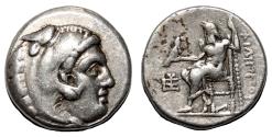 Ancient Coins - PHILIP III ARRHIDAIOS AR Drachma. EF-/VF+. Sardis mint. Zeus.