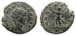 Ancient Coins - QUINTILLUS AE Antoninianus. EF. Mediolanum mint. Mars.