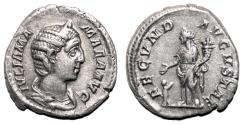 Ancient Coins - JULIA MAMAEA AR Denarius. EF. The fertility.
