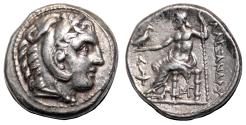 Ancient Coins - ALEXANDER III the Great AR Tetradrachm. EF-. Amphipolis mint.