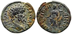 Ancient Coins - SEPTIMIUS SEVERUS AE21. EF-. Antioch in Pisidia. Tyche.