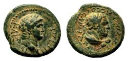 Ancient Coins - SARDIS (Lydia) AE16. Nero. EF. Herakles.