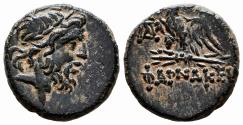 Ancient Coins - PHARNAKEIA (Pontos) AE20. EF. Zeus - Eagle.