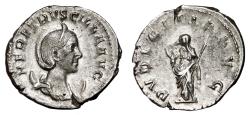 Ancient Coins - HERENNIA ETRUSCILLA AR Antoninianus. EF-. PVDICITIA AVG. Very nice coin.
