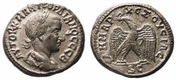 Ancient Coins - GORDIAN III AR Tetradrachm. EF-. Antioch mint. Eagle to left.