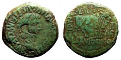 Ancient Coins - TIBERIUS AE As. EF-. Countermark.