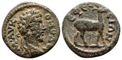 Ancient Coins - EPHESUS (Ionia) AE16. Commodus. EF. Stag.