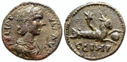 Ancient Coins - PARIUM (Mysia) AE20. Julia Paula. EF/EF-. Capricorn.