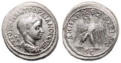 Ancient Coins - GORDIAN III AR Tetradrachm. EF. LUSTER. Antioch mint. Eagle.