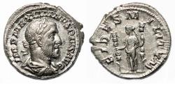 Ancient Coins - MAXIMINUS I THRAX AR Denarius. EF+/EF. The fidelity.