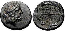 Ancient Coins - ABBAITIS (Phrygia) AE21. EF-. 2nd-1st century BC.