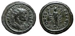 Ancient Coins - FLORIAN AE Antoninianus. EF-/EF. Ticinum mint. The concordia.